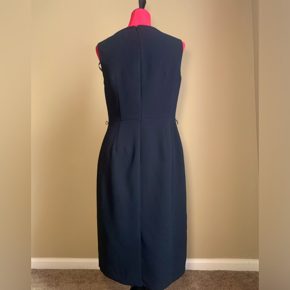 KASPER BLACK SLEEVELESS DRESS - Picture 8 of 9